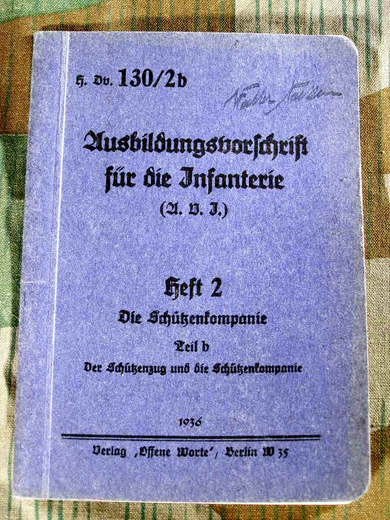 H.Dv. 130/2b: Ausbildungsvorschrift für die Infanterie 1936