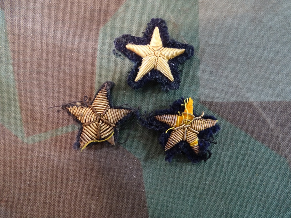 3 Ärmel Sterne Offizier zur See Kriegsmarine, getragene Originale 