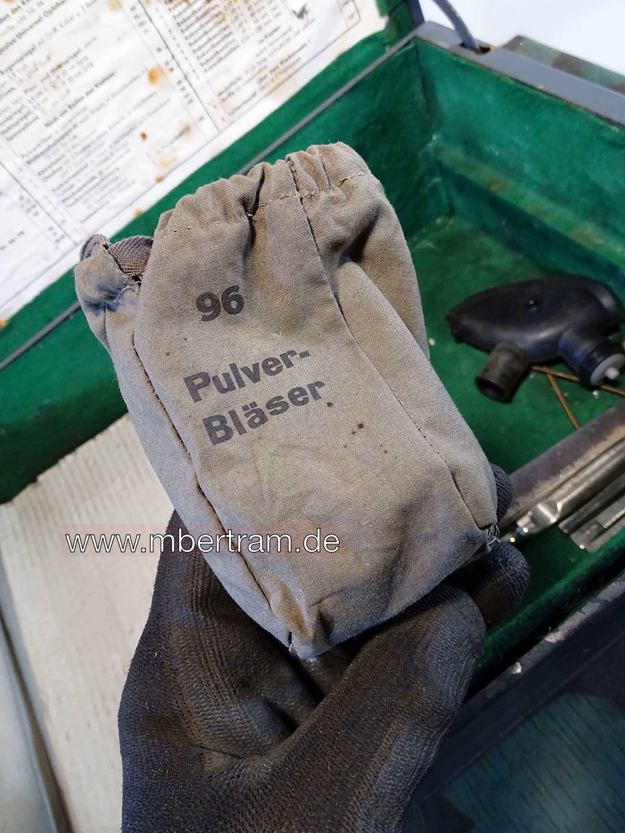 20685-5 Wehrmacht Luftwaffe OP Kiste " Sammelbesteck" LW- Fallsch. Laz. 21 1944",