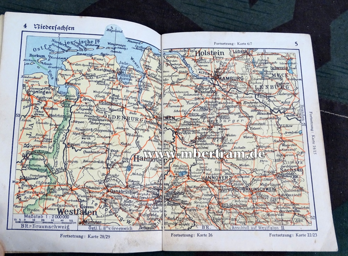 Taschenatlas " Kraft durch Freude" 48 Seiten