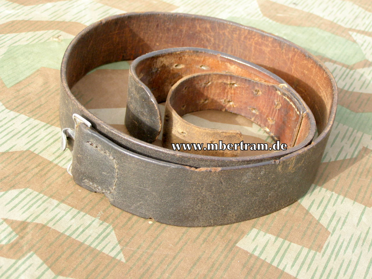 Wehrmacht Koppelriemen, Aluschliesse, 95cm