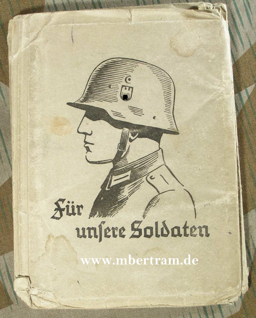 Wehrpass / Soldbuchhülle mit Aufdruck Wehrmachtssoldat