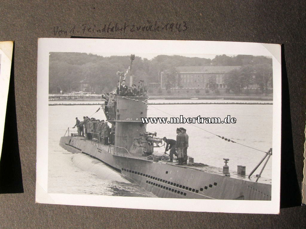 13620-47 Dienstzeit Fotoalbum U 552, Kommandant Erich Topp SELTEN !