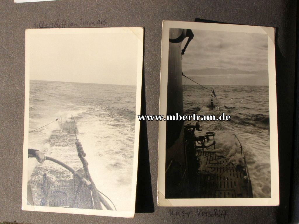 13620-50 Dienstzeit Fotoalbum U 552, Kommandant Erich Topp SELTEN !