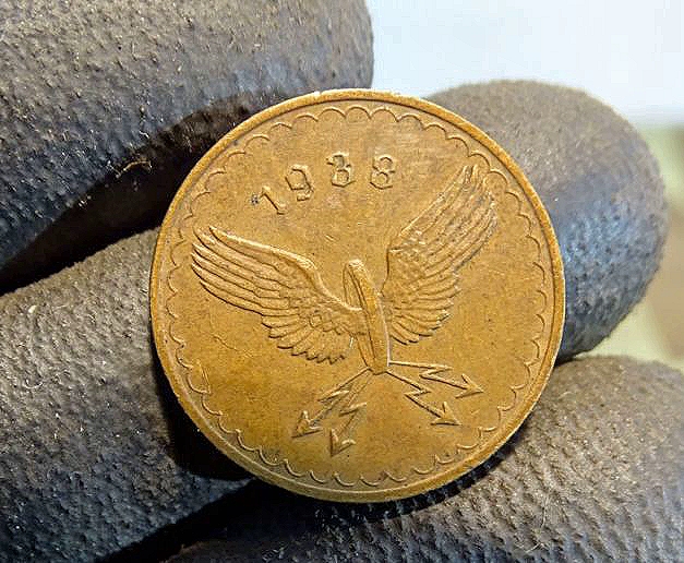 1 Geldmünze Elektrische Bahnen 1938, 3 Reich, W St B