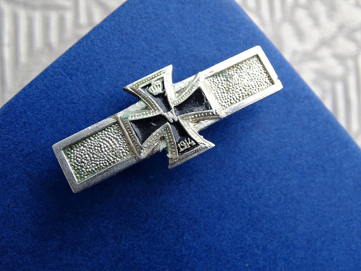TOP REPLIK: Wiederholungsspange 1914 für das Eiserne Kreuz 2. Klasse 1870, Wagner & Sohn,2 Splinte