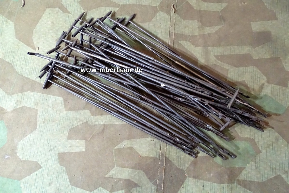 Putzstock, PPSH 41/ PPS 43 zerlegbar. Ende mit 2 ovalen Löchern, Ende T-Stück