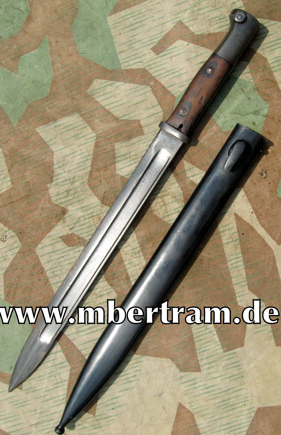 Seitengewehr M 1914, Hst. : "Bayard- Krone mit W"