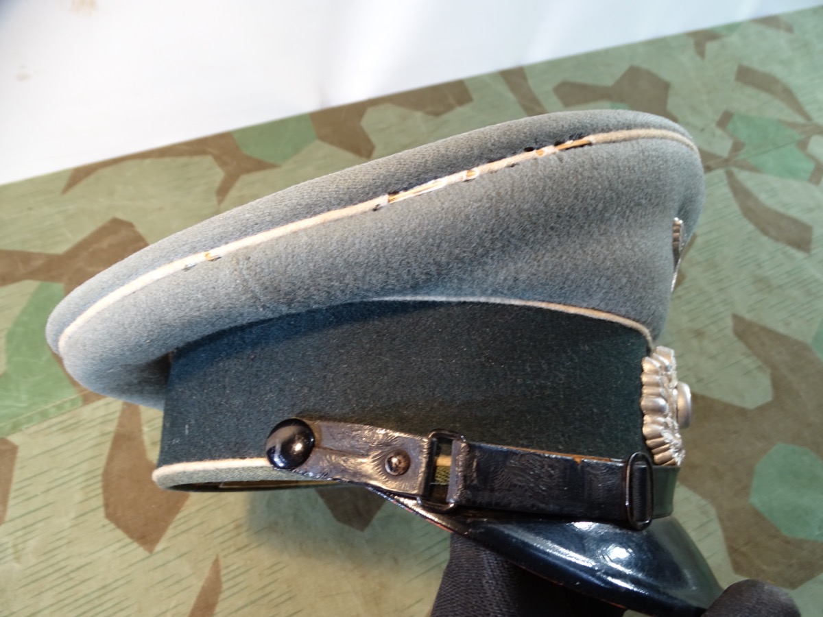 Manschafts Schirmmütze Infanterie Wehrmacht, Hst.Marke : Hans Klementz Mützenfabrik Manschafts Schirmmütze Infanterie Wehrmacht, Hst.Marke : Hans Klementz Mützenfabrik