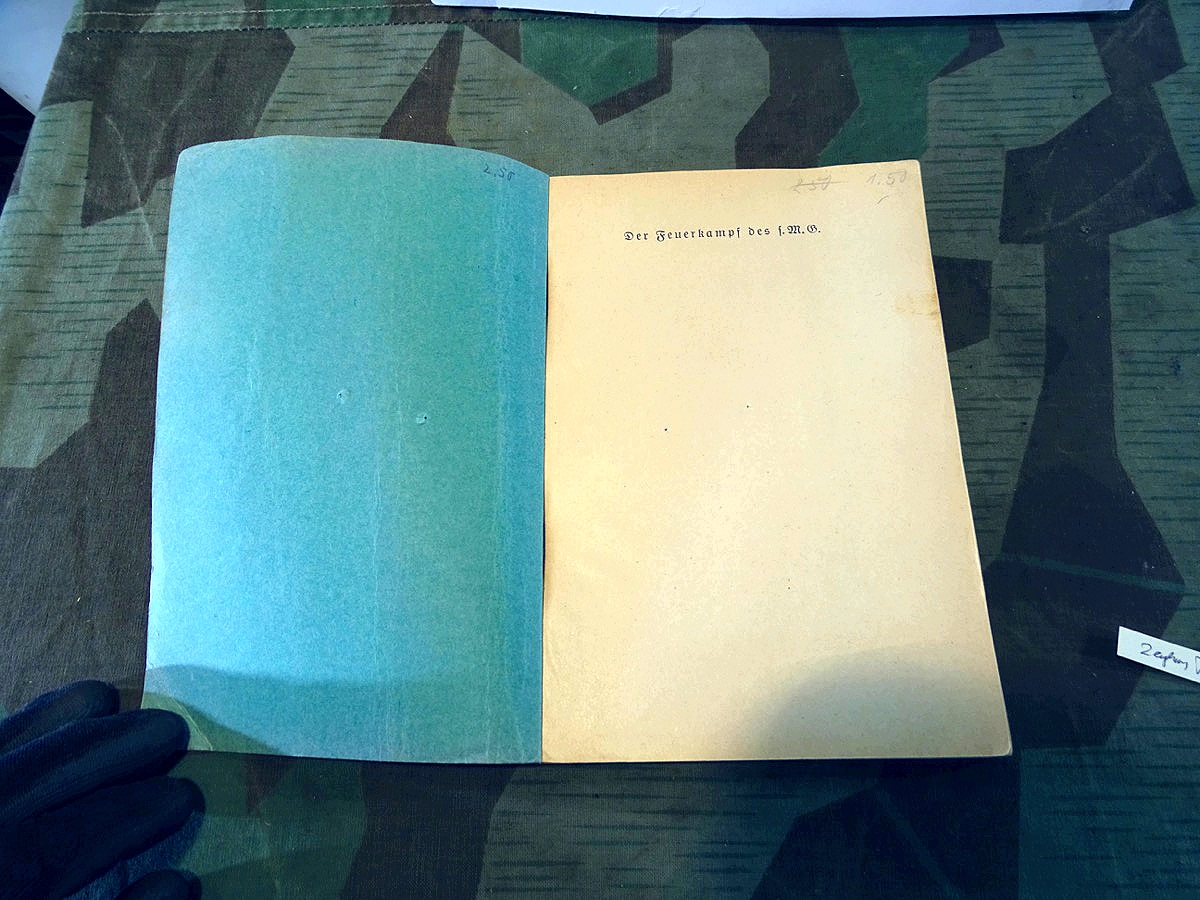 Der Feuerkampf des L.MG,( MG 34)  Feuerbefehle und Tätigkeiten in offener und verdeckter Feuerstellung, 1940