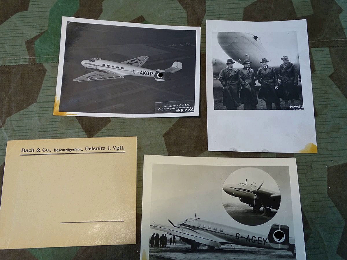 3 Werksfotos aus dem Archiv der Hugo Junckers Werke