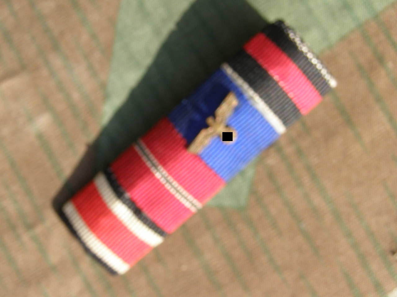 4er Bandspange, EK 2, Ostmed.,WH DA 4 J. , Okt 1938
