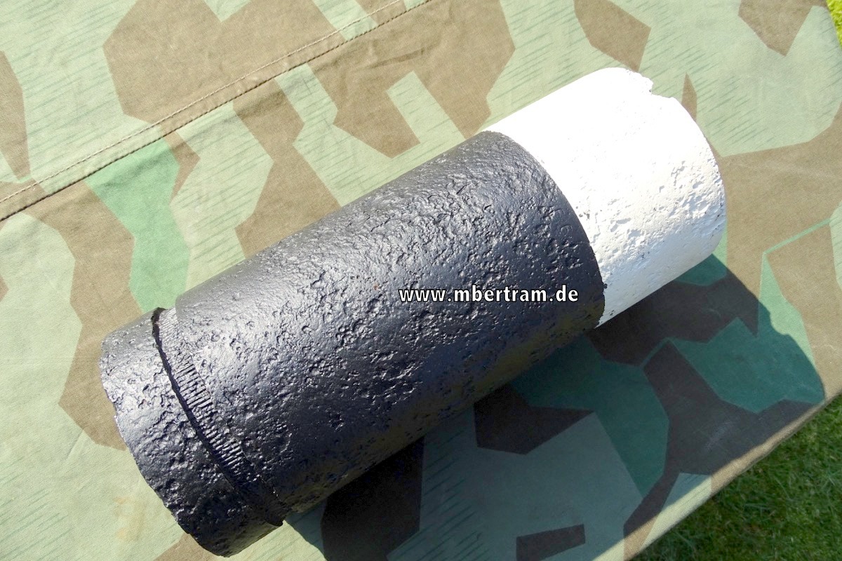 Geschoss, wohl 12 cm Schrapnell Granate 1. Weltkrieg