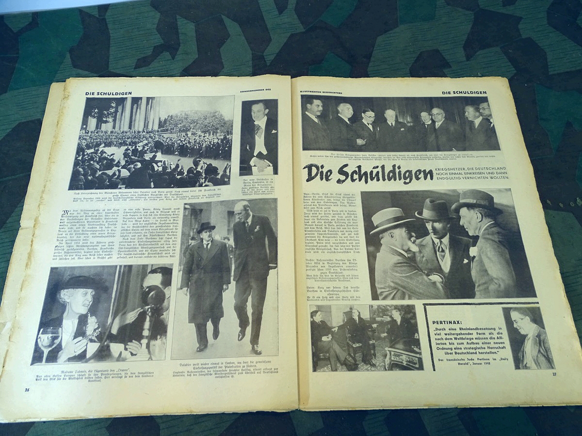Illustrierter Beobachter, Sonderzeitung " Frankreichs Schuld" NSDAP Verlag .
