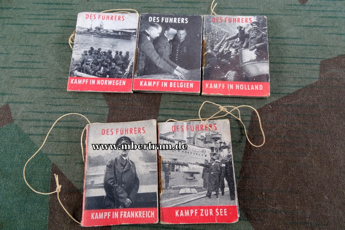Des Führers Kampf in Norwegen, Holland, Belgien, Frankreich, Zur See, 5 Heftchen