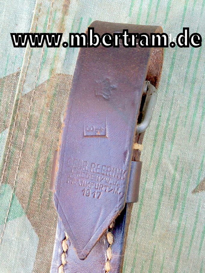 Erster Weltkrieg Kavallerie Halfterriemen 1917