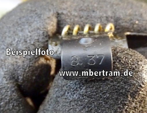 Frühe 50 Schuss Gurtkette mit Datum von 1937