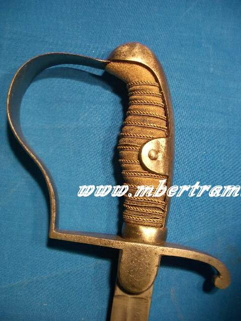 3090-2 Artillerie Extrasäbel vor 1900, Monogramm, tzung, WKC