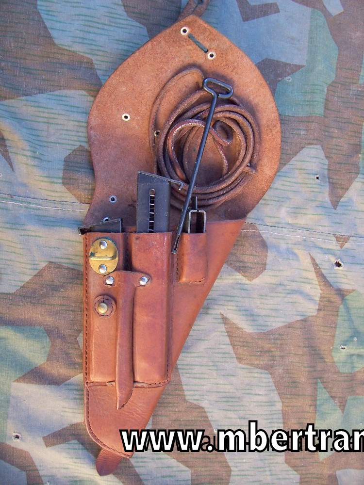 Lahti Finnland Pistolentasche zur VKT-L 1935 mit komplettem Zub.