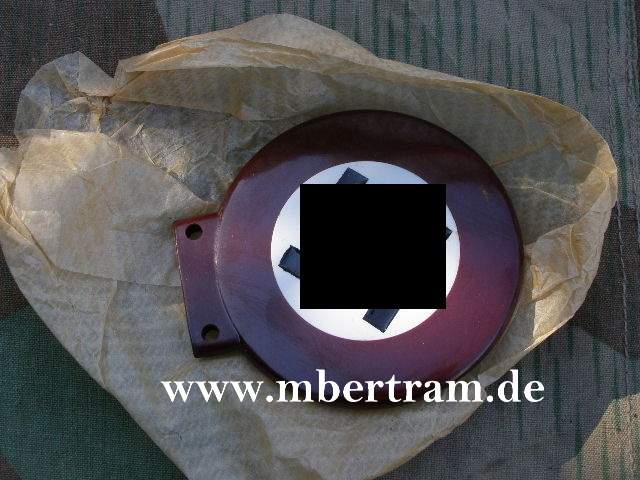 Dienstfahrrad Hakenkreuzsymbol aus Bakelit. Top erhalten