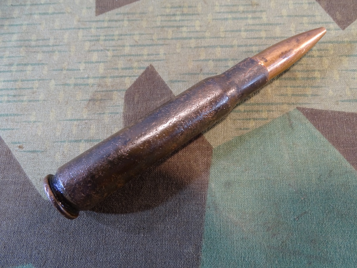 Alliierte Flugzeug Deko Bordwaffen Munition,  schweres 13,2mm MG,  U 1943 ( Utah / USA)
