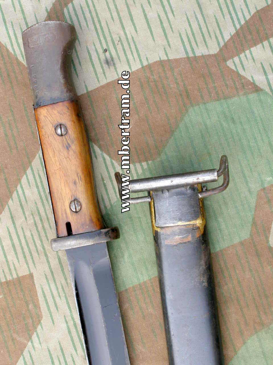 Seitengewehr M 84/98, 3. Mod. f.K 98. " S/172-1940-WaA"