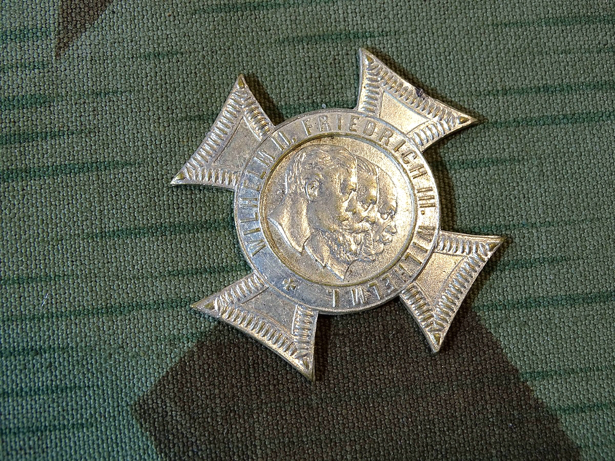 Erinnerungsabzeichen für das 25 jähr. Bestehen des 2. hanseatischen Inf. Rgt. No. 76, 27.09.1891