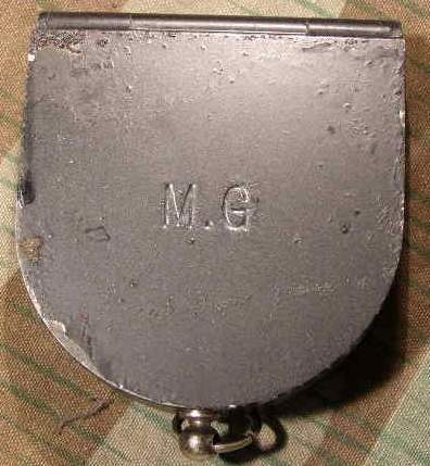 Marschkompass 2. Weltkrieg, Zinkgehäuse, Tragering