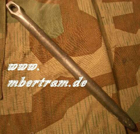 Zelthering Wehrmacht mit Hersteller, Jahr, Alu gebraucht.