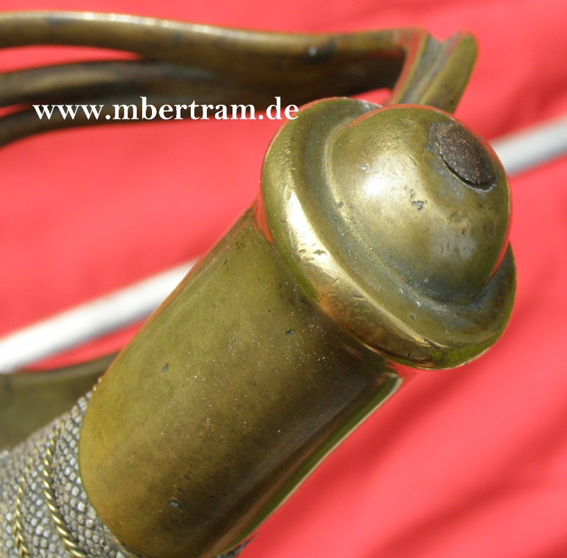 10306-9 Preußischer Garde Kürassierpallasch M 54, 2 Trageringe