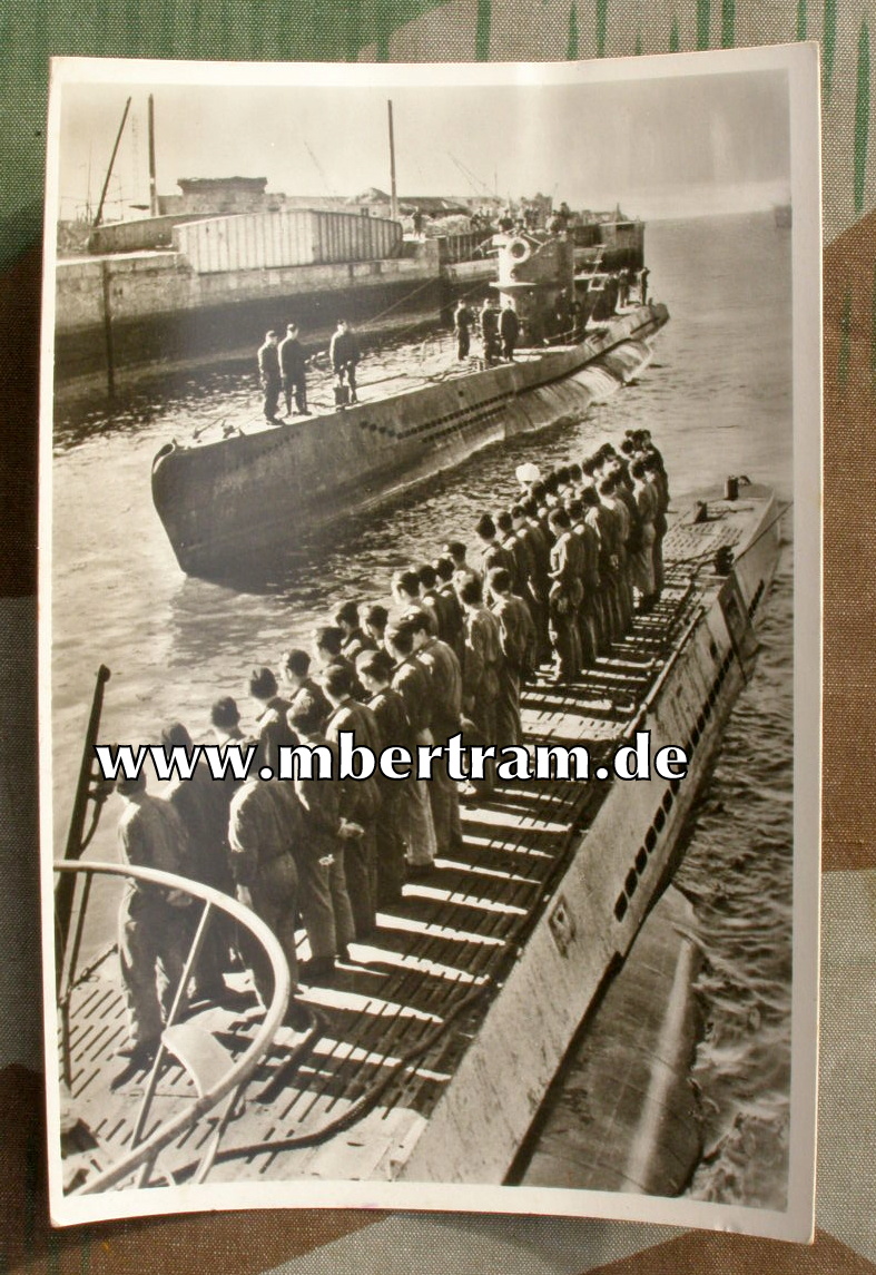 KM Propagandapostkarte U-Boot- "Von Feindfahrt zurück"