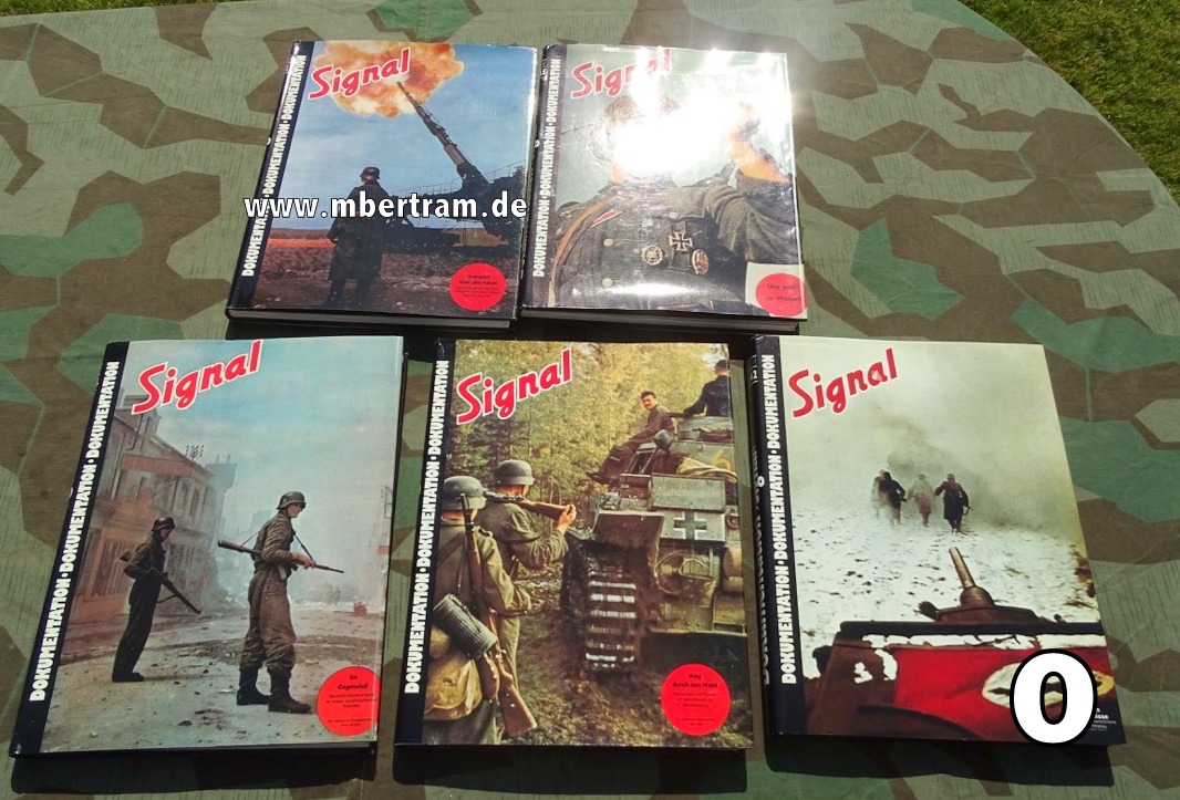 Signal.5 Bände Nachdruck der Truppenzeitschrift 1940/41/42/43/44/45