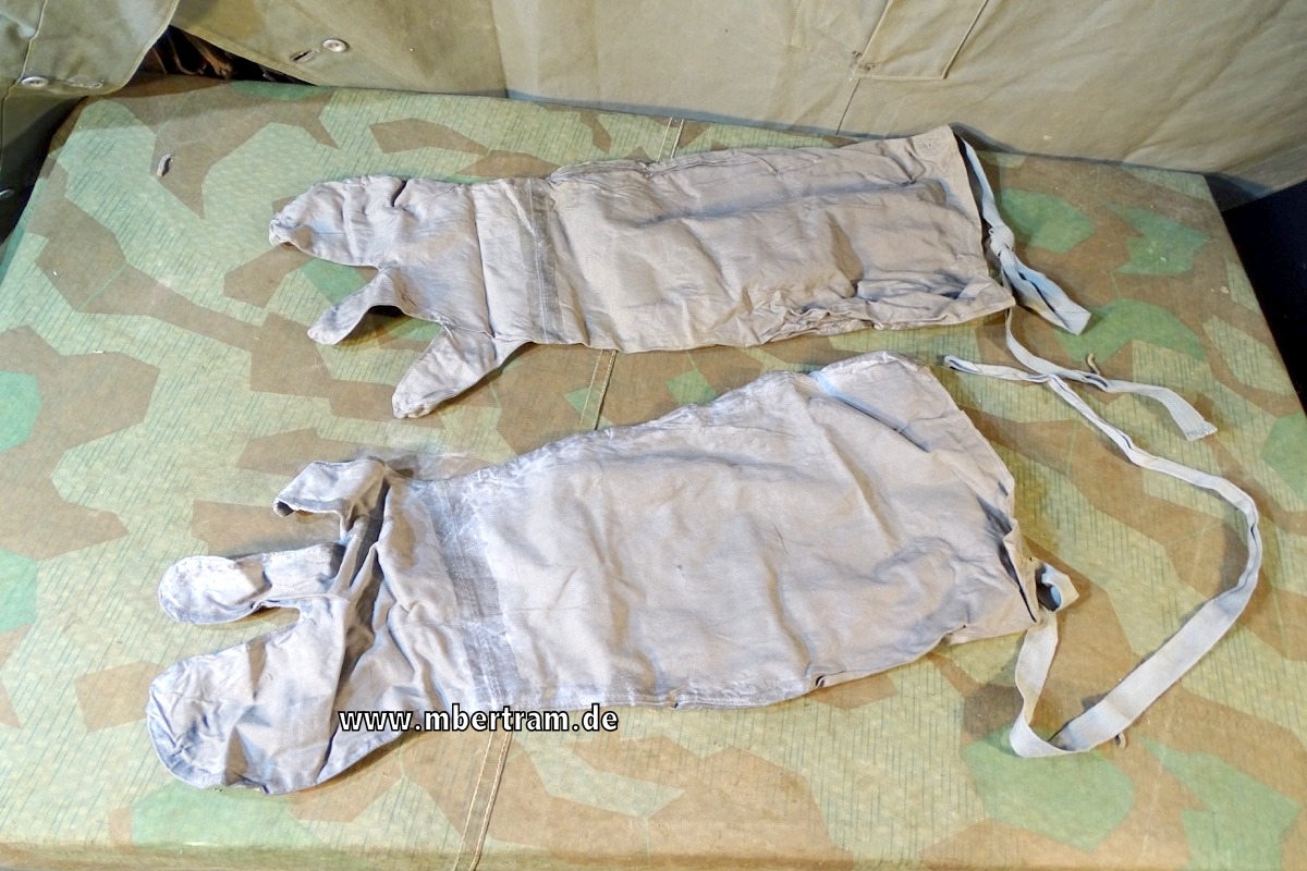 Handschuhe für leichten Gasschutzanzug der Wehrmacht