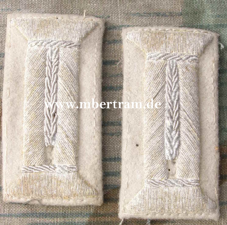2 Ärmelpatten für Waffenrock Infanterie
