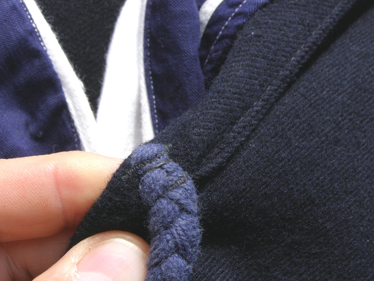 10045-10 Marine HJ Marinebluse, Kieler Kragen, Knoten, Schlaghose.