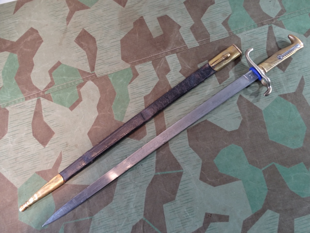Infanterie Extra Seitengewehr M 1871 , schöner Zustand, mit beidseitiger Ätzung. W.K&C Solingen