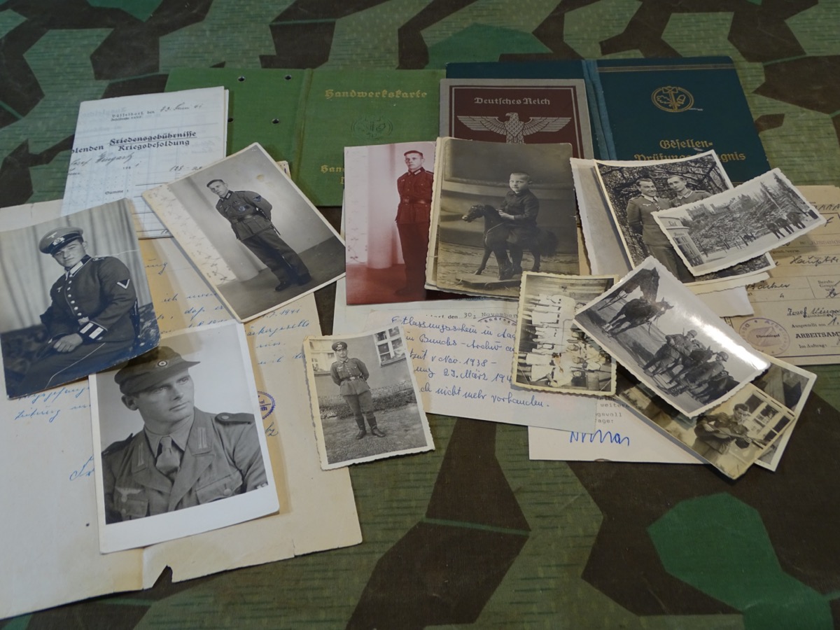 Foto und Dokumentennachlass, Afrika Korps Obergefr. Josef  W. 