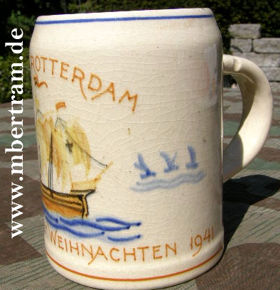 KRIEGSMARINE BIERKRUG WEIHNACHT 1941 HOLLAND