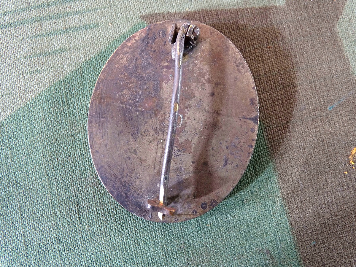 Verwundeten Abzeichen 1939 in silber, Buntmetall, Hst.: 30 Hauptmünzamt Wien. 