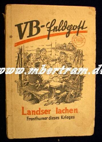 Feldpostbuch VB Feldpost, Titel : "Landser lachen" 1944