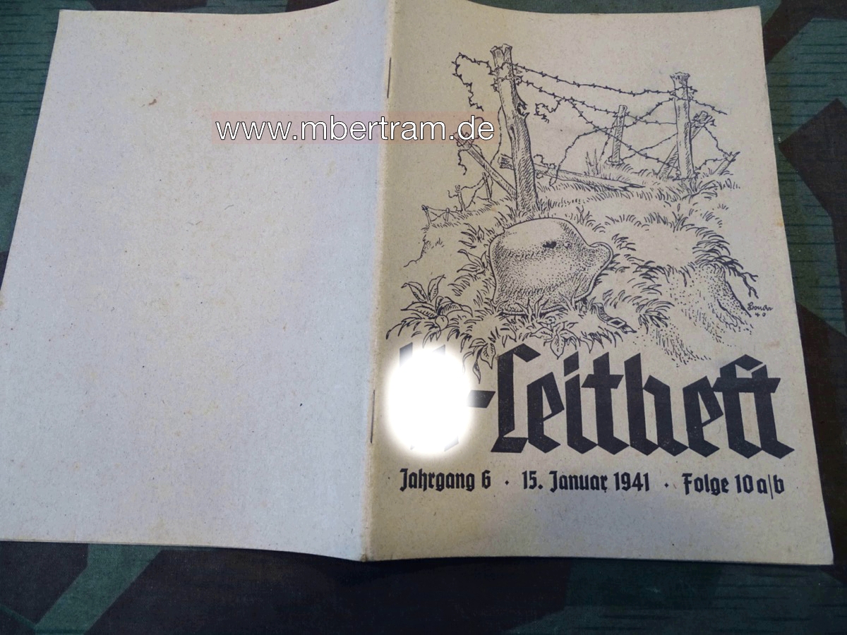 Der Reichsführer SS: SS Germanische Leithefte, Jahrgang 6, Folge 10a/b, 1941 SELTEN!!