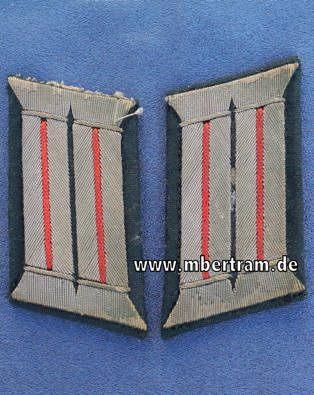 Paar Kragenspiegel der Wehrmacht Heer Artillerie für Offiziere