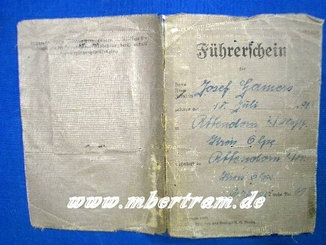 1206-36 Dokumente, Flugbücher und Fotoalbenkonvolut, Fluglehrer