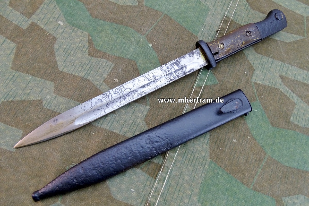 Seitengewehr 84/98, 2. Weltkrieg,  cof 42, Fundstück, nummerngleich