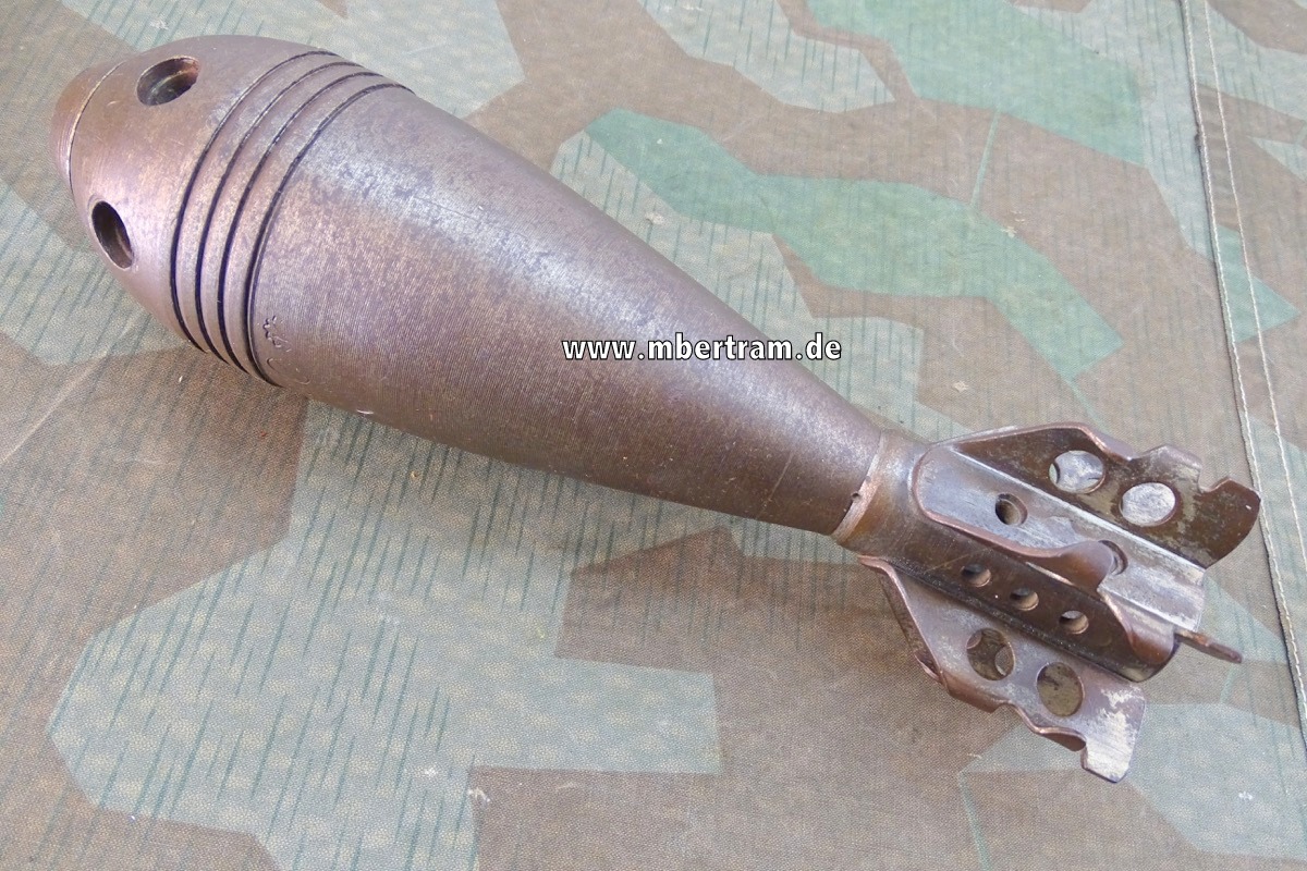 Deko Brand / Nebel Werfer Granate   81mm für M 29 Granatwerfer