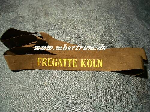 Bundesmarine Mützenband, "Fregatte Köln"