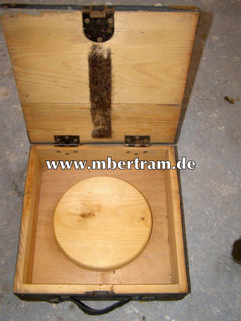 Waffenmeisterkiste:  Lehre für Abstand des Keils 21cm Mrs. 18 kl.