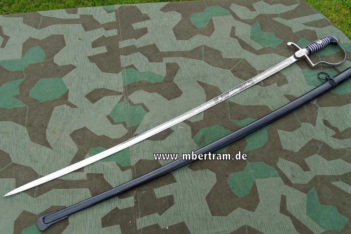 15775-9 Wehrmacht Kavallerie Einheitssäbel mit Klingenätzung um 1936, SELTEN