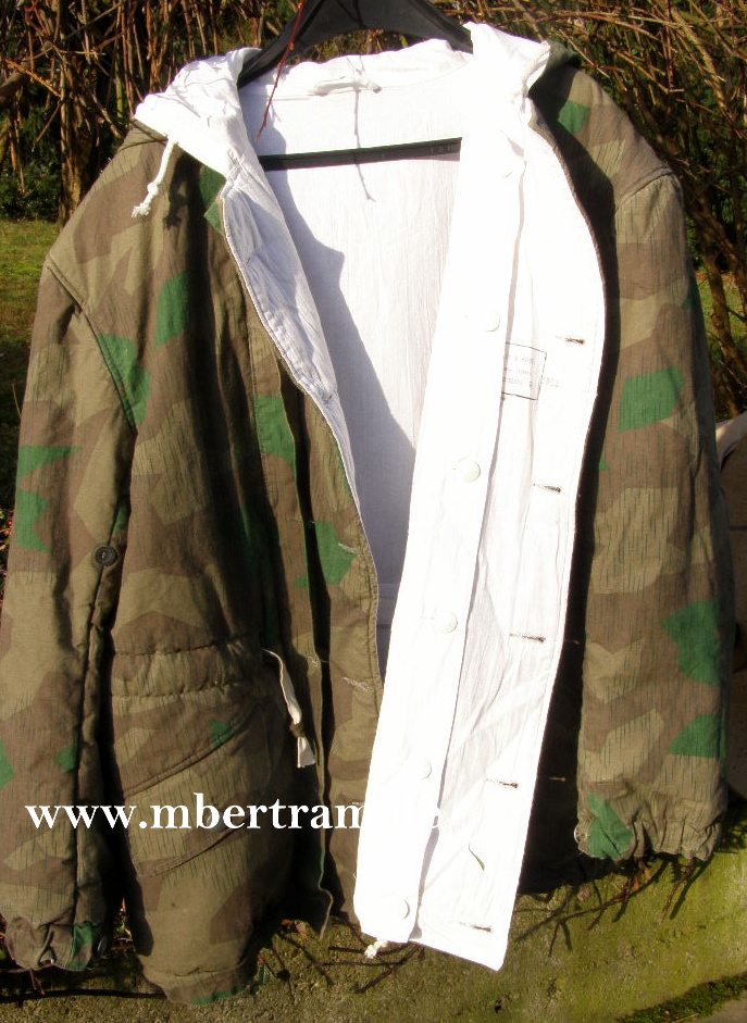 Replik: Wendetarnjacke / Splinter Tarn / Weiß ( Gr. 52)