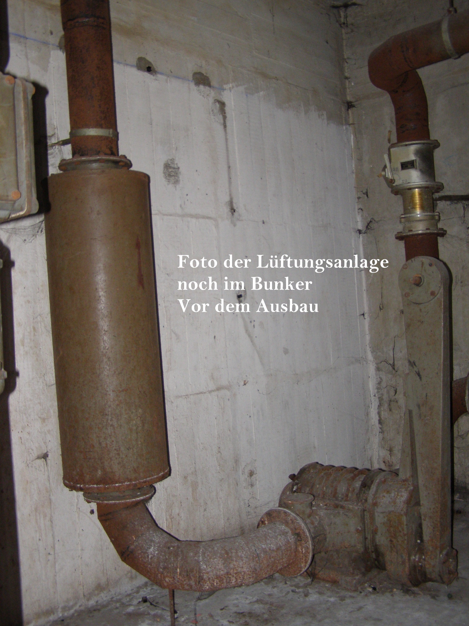10511-43 Bunker Lüftungsanlage, 1942. 2 riesige Filter, Pumpe...